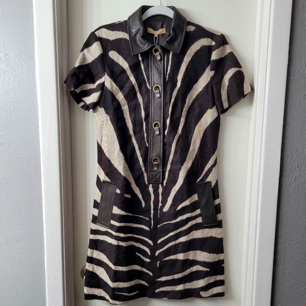Michael Kors animal print dress size 6